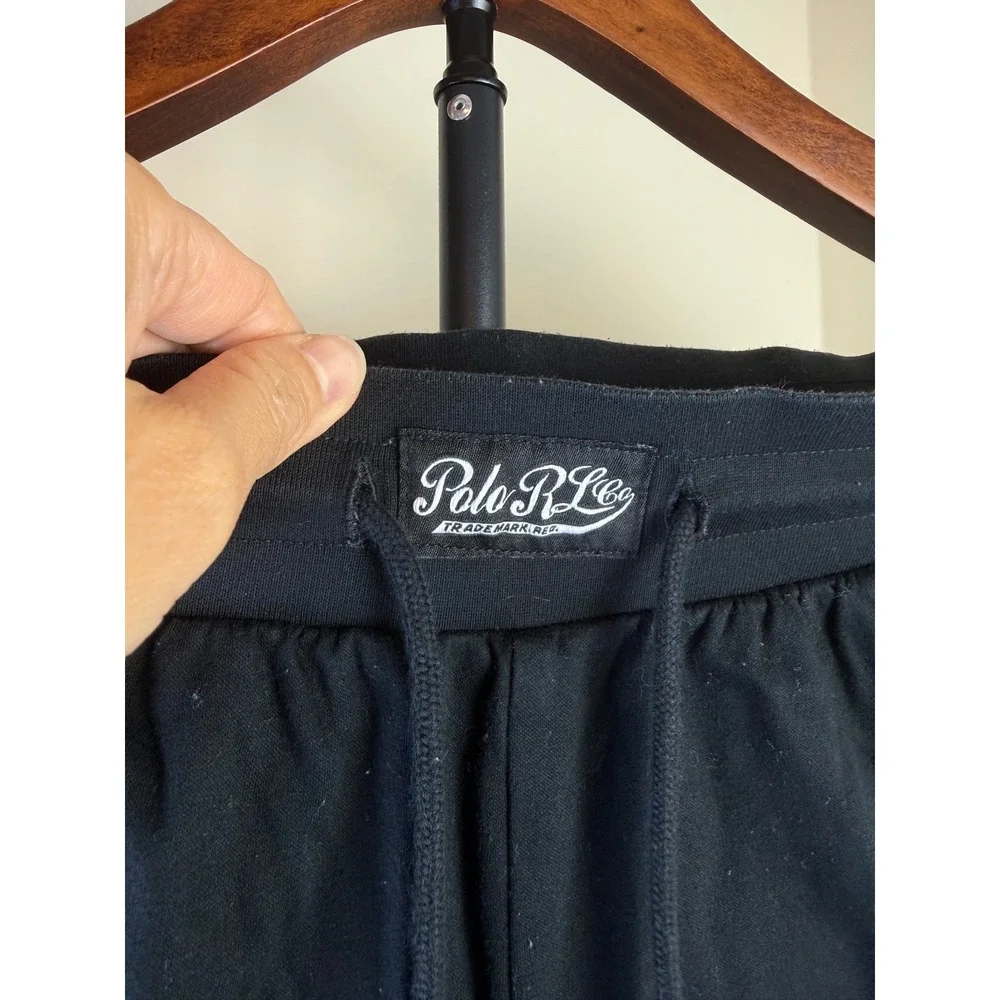 POLO Ralph Lauren Men Sleepwear Black Shorts XL Stretchy Soft Casual Goth Grunge